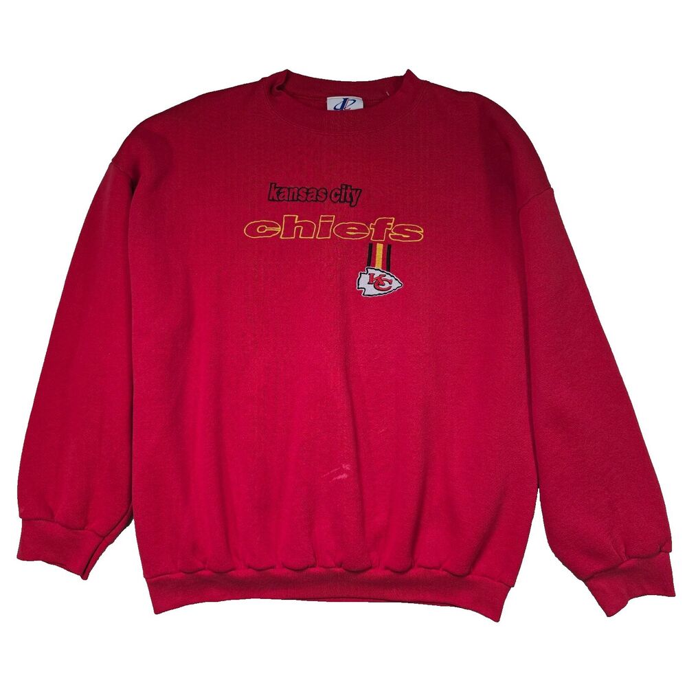 Vintage 90s Kansas City Chiefs Logo Athletic Pro Line Sweatshirt Size XXL